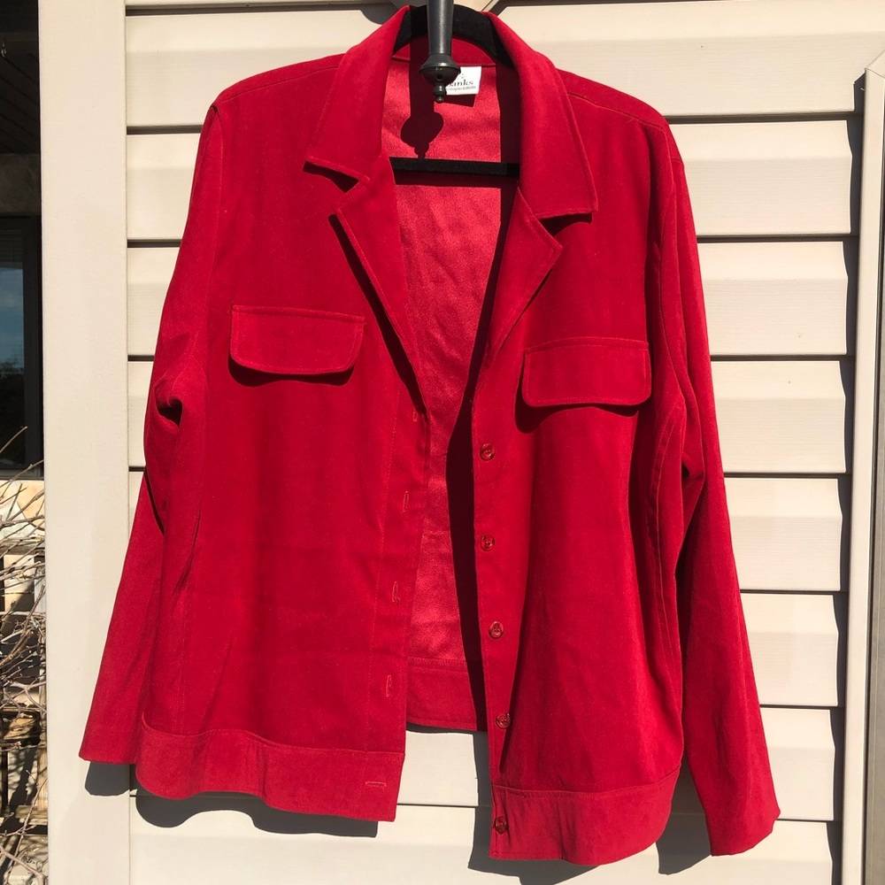 🦋Red C.J. Banks Jacket